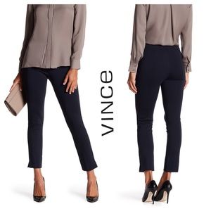 VINCE High Rise Pull on Black Pants | Medium